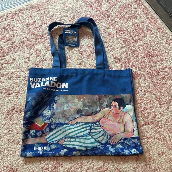Accessories - Stylish Blue Canvas Tote - suzanne valadon